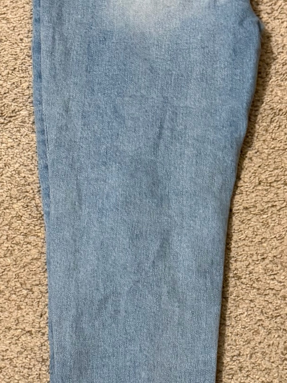 KanCan Light Blue Distressed Straight Leg Jeans - Picture 2 of 3